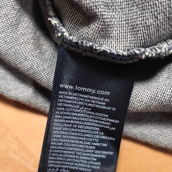 Tommy Hilfiger Light Blue Gray Knit Polo Shirt Short Sleeves New - Picture 10 of 12